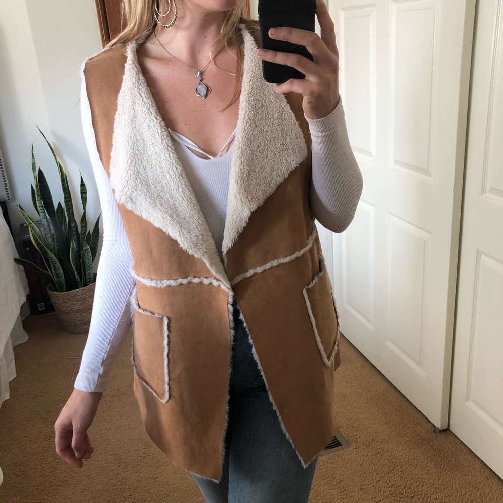 Faux Shearing Vest